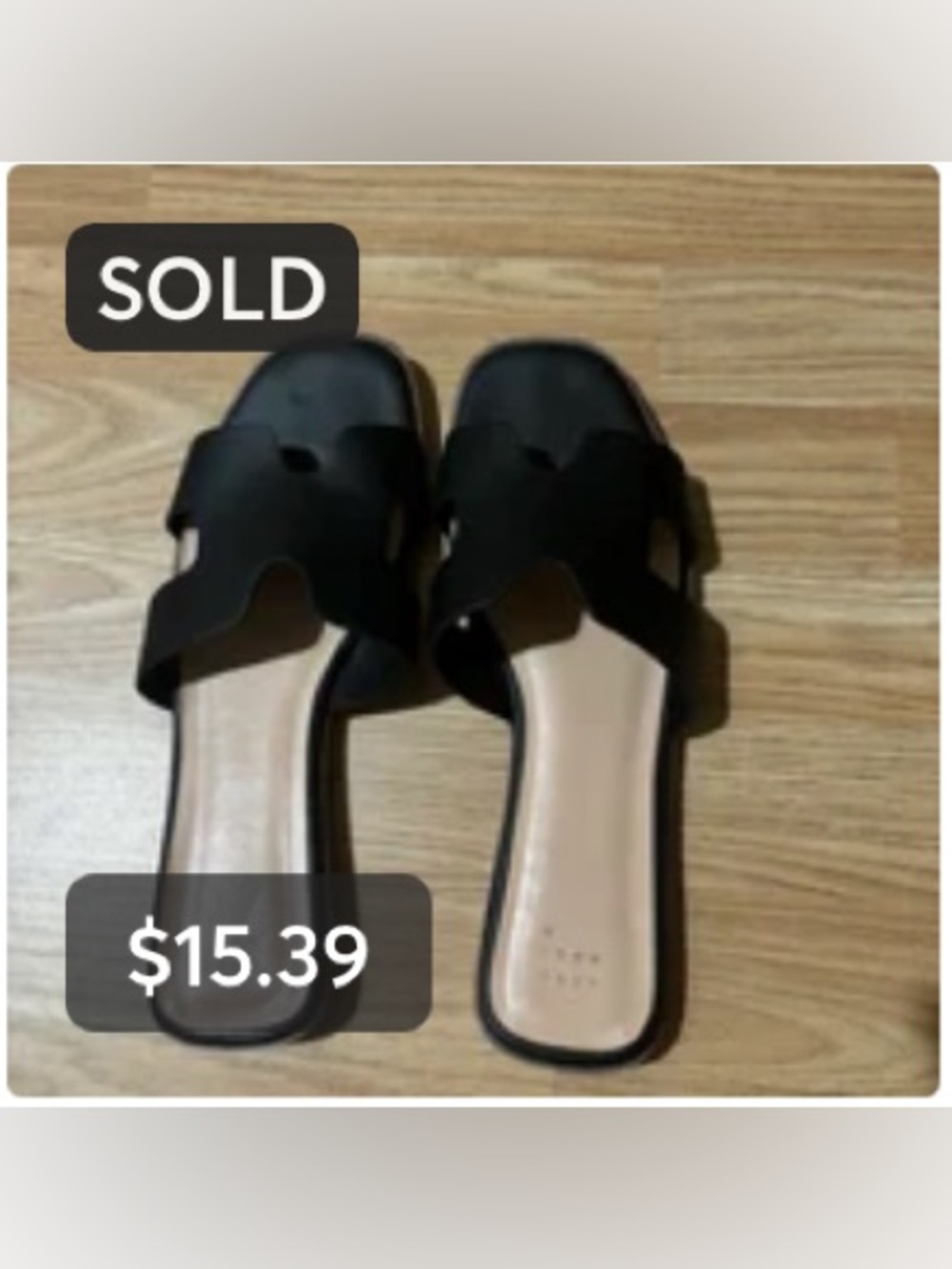 SOLD!!! a new day Black Slide Sandals size 10

SOLD!!!